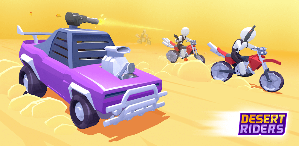 Desert Riders MOD APK v1.4.38 (Unlimited Money, Immortality)