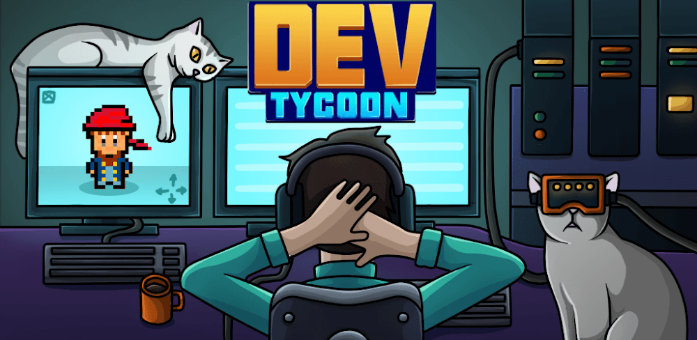 Dev Tycoon Inc v2.9.38 MOD APK (Free Purchases)