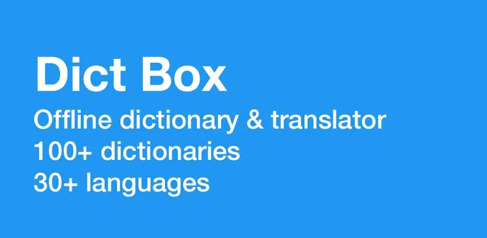 Dict Box: Universal Dictionary v9.0.6 MOD APK (Premium Unlocked)