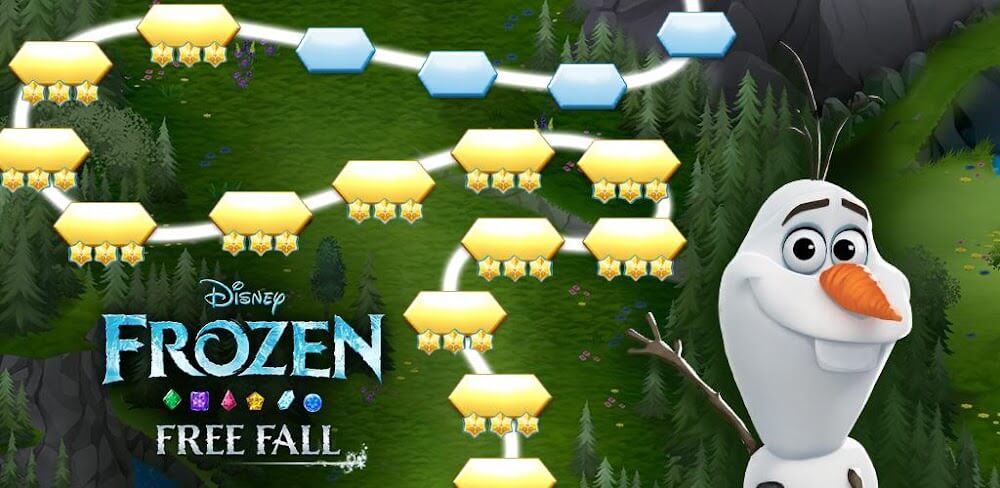 Disney Frozen Free Fall v15.5.1 MOD APK (Unlimited Snowballs/Move)