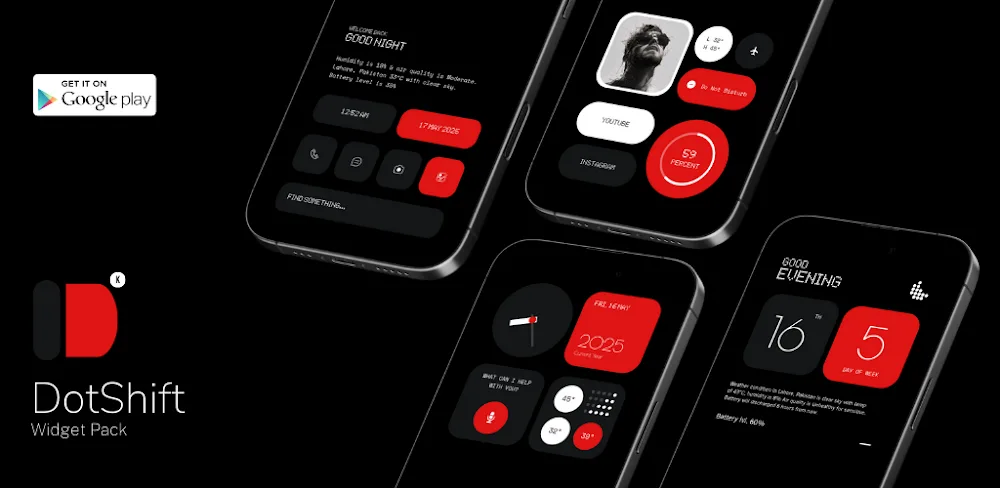 DotShift Widgets For KWGT v1.1.3 APK (Full Version)