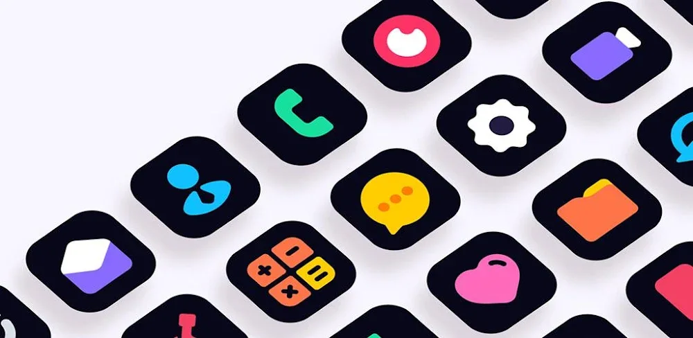 Dove Dark : Icon Pack v6.5 APK (Full Version)