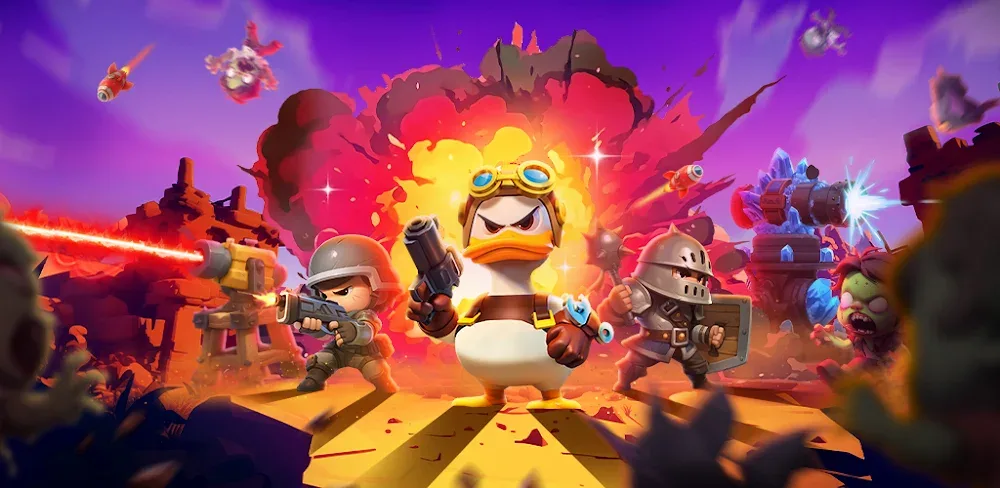 Duck Survival v1.4.1 MOD APK (Menu, Damage & Defense Multiplier)