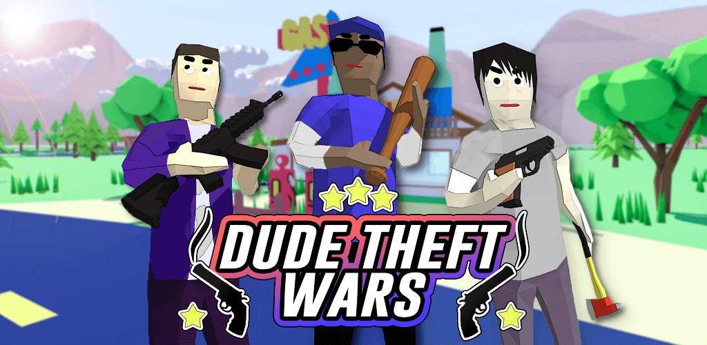 Dude Theft Wars v0.9.1.0b MOD APK (Unlimited Money, Ammo, God Mode)