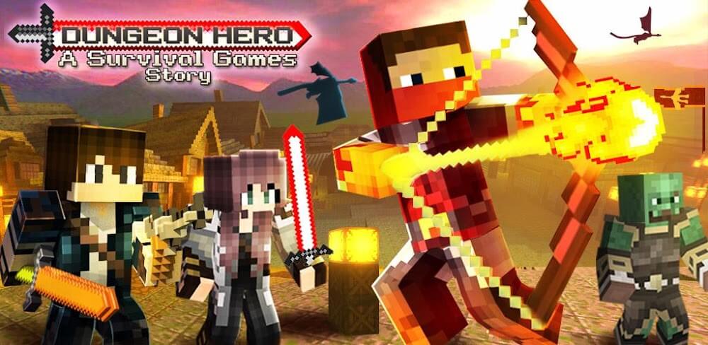 Dungeon Hero Survival Games v1.99 MOD APK (God Mode, Dumb Enemy)