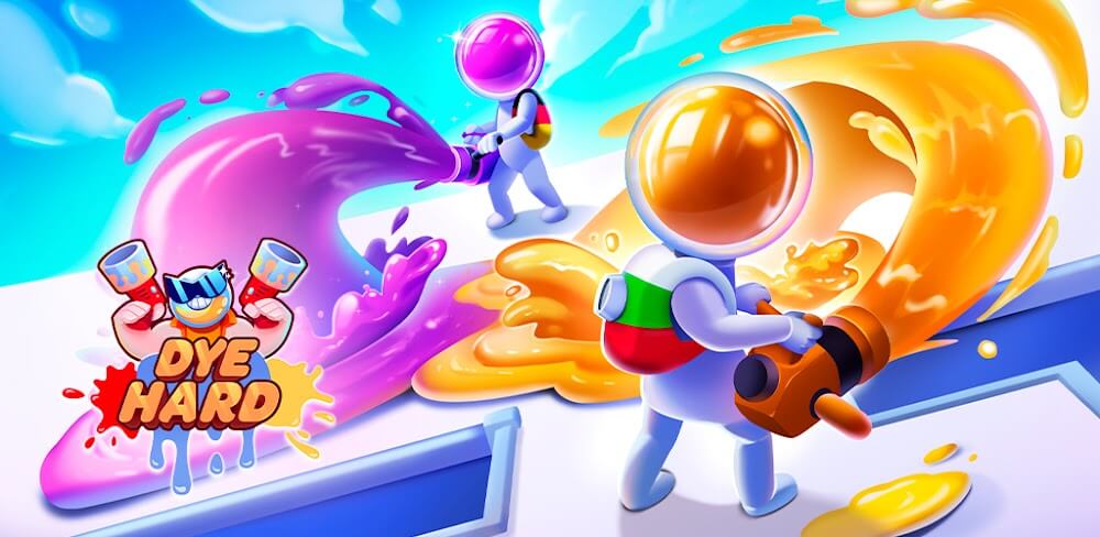Dye Hard - Color War v1.0.392 MOD APK (Unlimited Coins, Gems, Remove ADS)