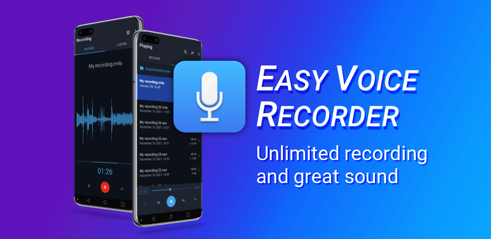 Easy Voice Recorder Pro v2.10.2.1 APK (Full Version)