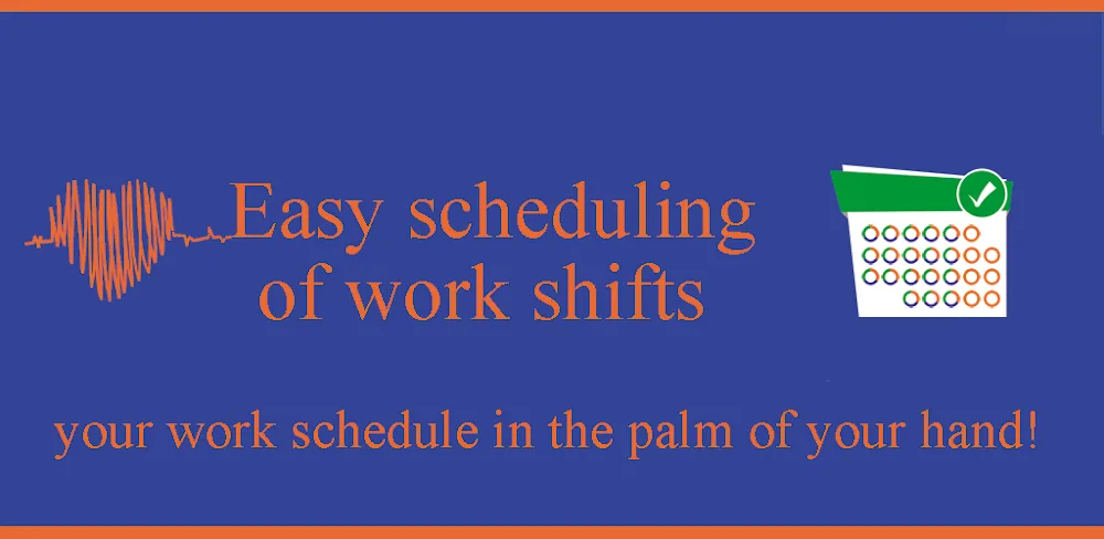 Easy work scheduling v1.8.5 MOD APK (Premium Unlocked)