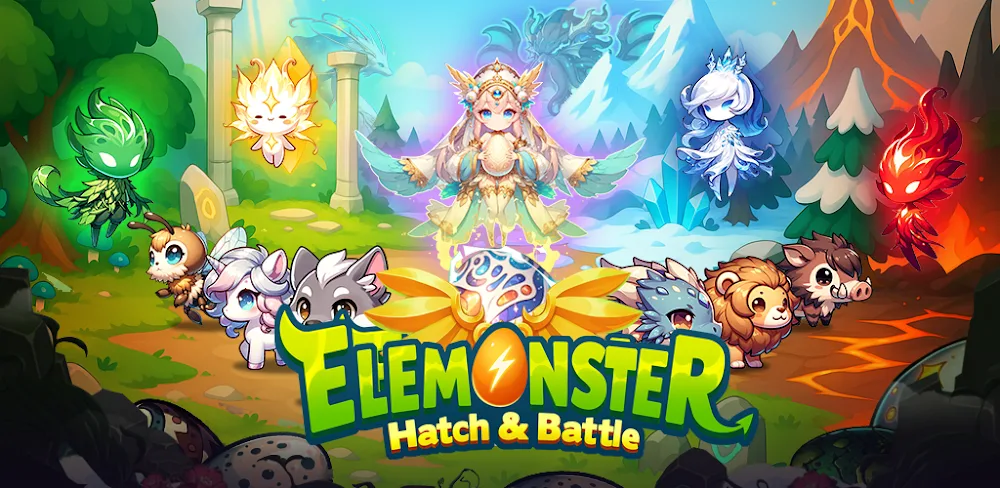 Elemonster : Hatch and Battle v1.1.38 MOD APK (Menu, Free Purchase)