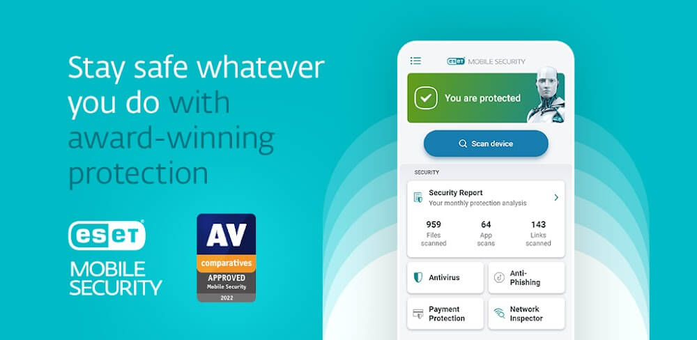 ESET Mobile Security Antivirus v11.2.7.0 MOD APK (Premium Unlocked)