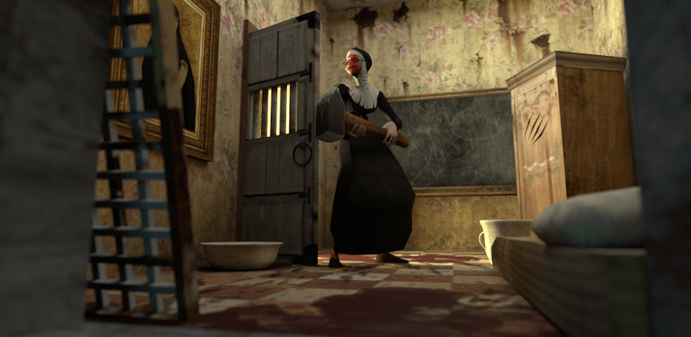 Evil Nun MOD APK v1.9.8806 (Unlimited Money, Dumb Enemy)