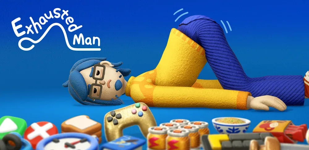 Exhausted Man v1.0.5 MOD APK (Unlocked All DLC)