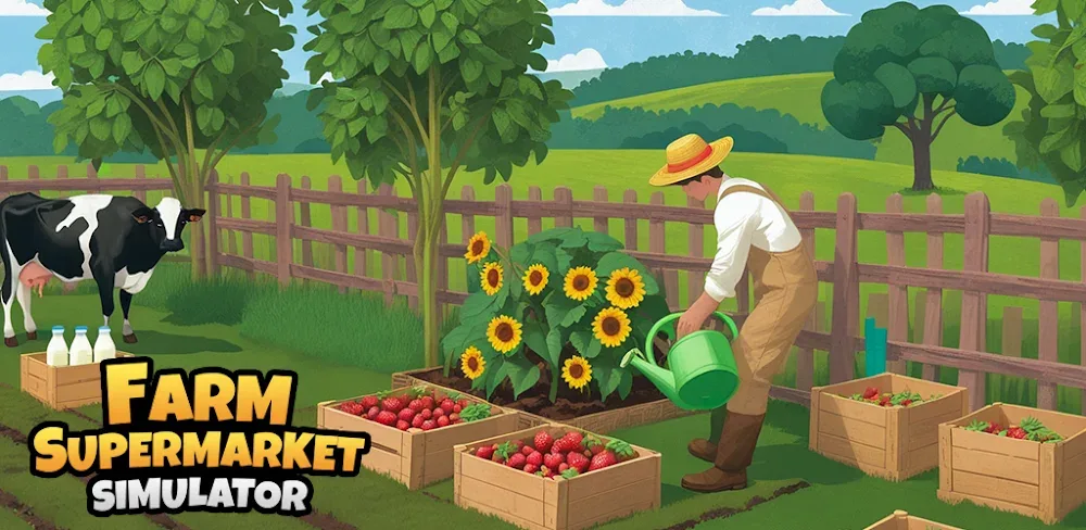 Farm Supermarket Simulator v59 MOD APK (Menu, Free Shopping, No-ADS)