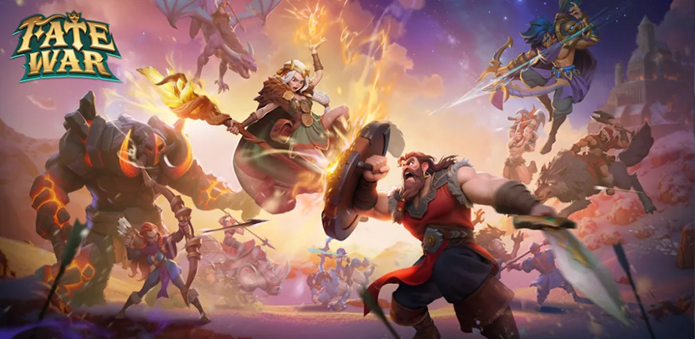 Fate War v1.1.55 MOD APK (Free-Items Building, Free VIP, Skins Unlocked)