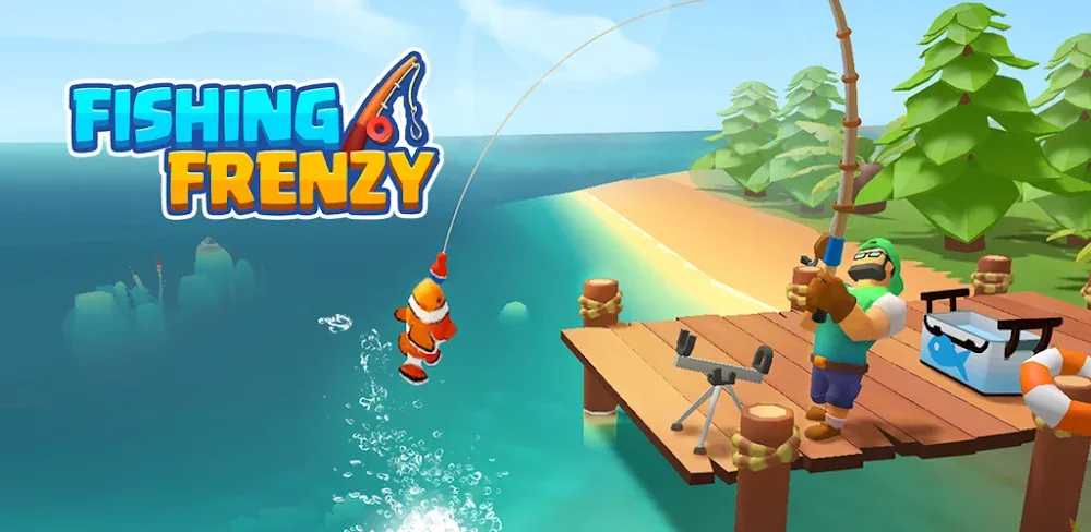 Fishing Frenzy Idle Hooked Inc v1.8.5 MOD APK (Menu, Speed Game, ADS Removed)