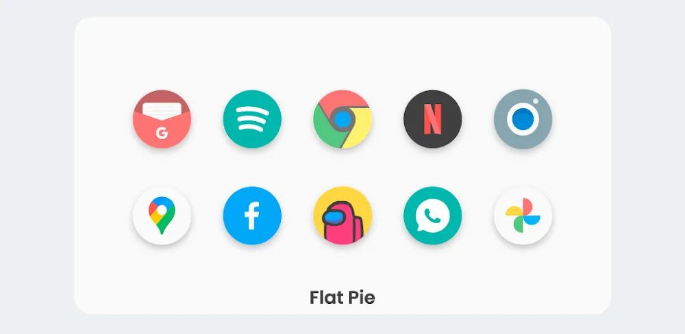 Flat Pie - Icon Pack v7.0 APK (Full Version)