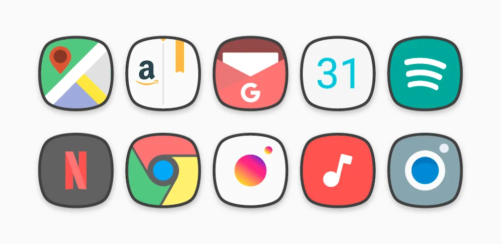 Flat Squircle - Icon Pack v6.3 APK (Full Version)