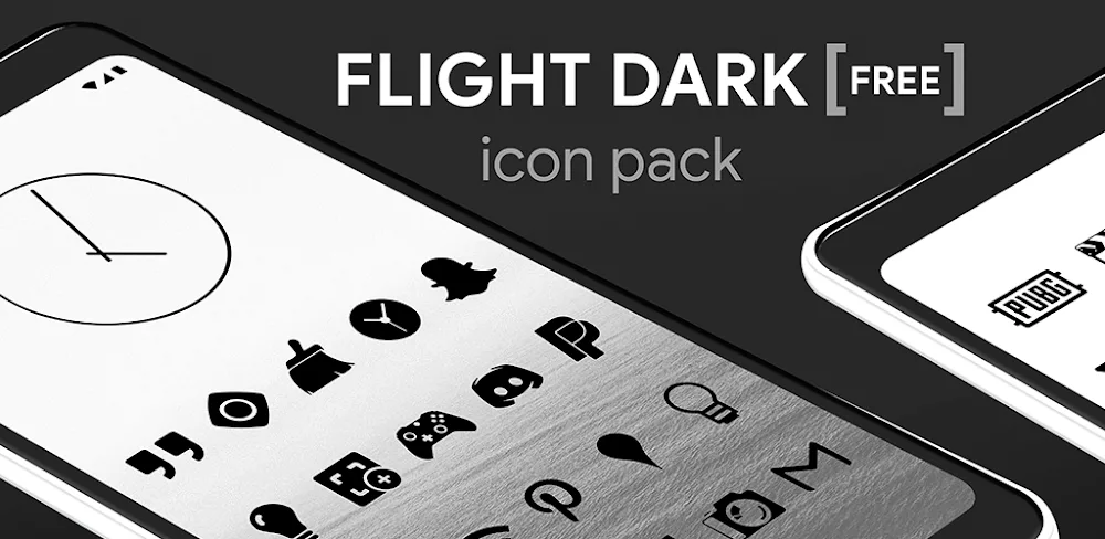 Flight Dark Pro - Icon Pack v3.9.0 APK (Full Version)