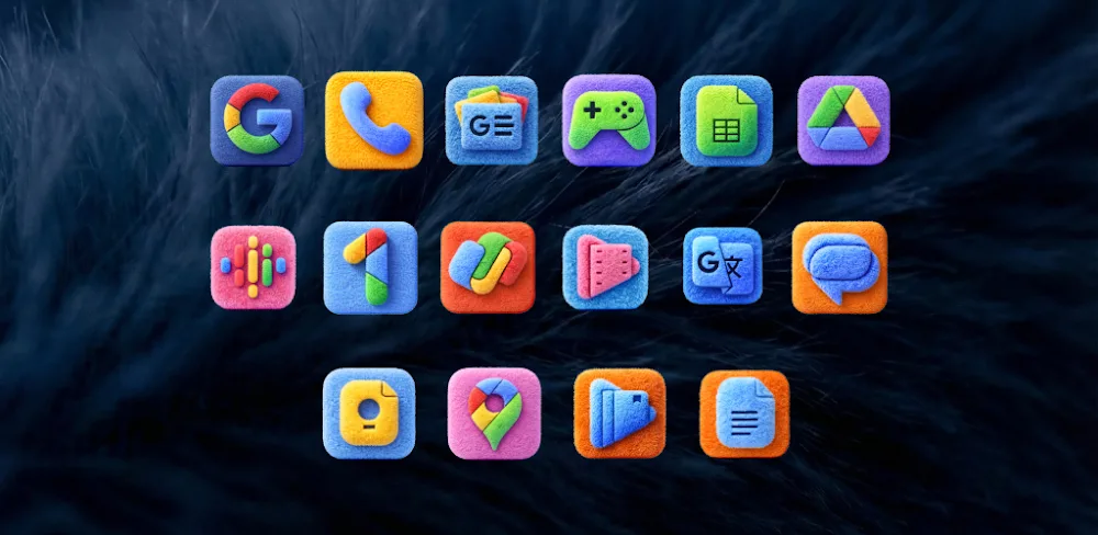 Fluffy 3D Plush Icon Pack v1.0.4 APK (Full Version)