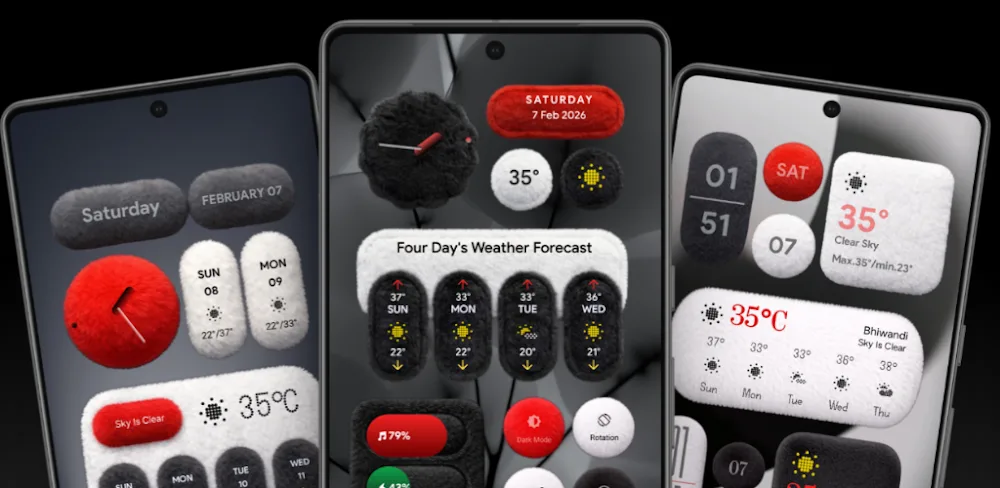 Fluffy Thing KWGT v1.0.8 APK (Full Version)
