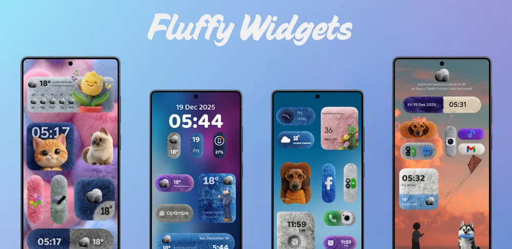Fluffy Widgets v1.7 APK (Full Version)