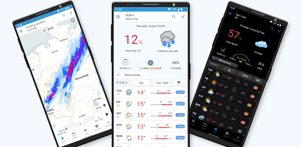 Foreca Weather & Radar v4.82.3 MOD APK (Premium Unlocked)