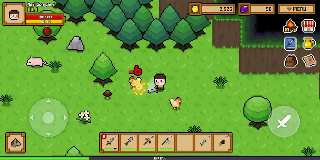 ForestCamp v1.2.2 MOD APK (High Damage, Dumb Enemy)