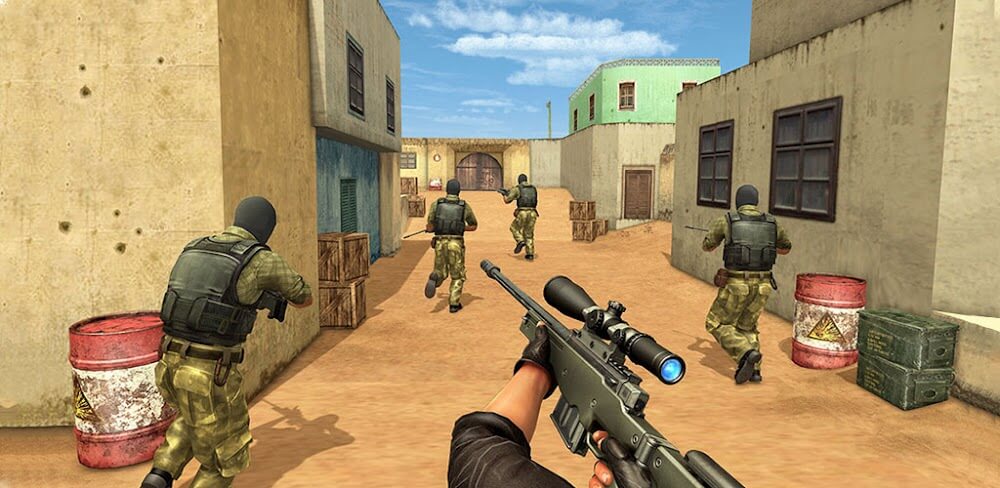 FPS Commando Shooting v16.1.3 MOD APK (One Hit/God Mode/Unlimited Money)