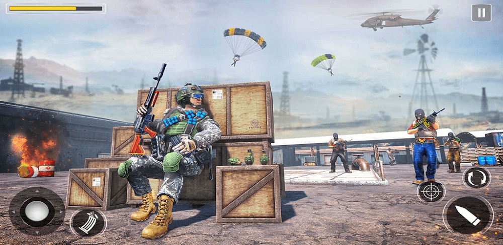 FPS Encounter Shooting v1.23.1 MOD APK (Dumb Enemy)