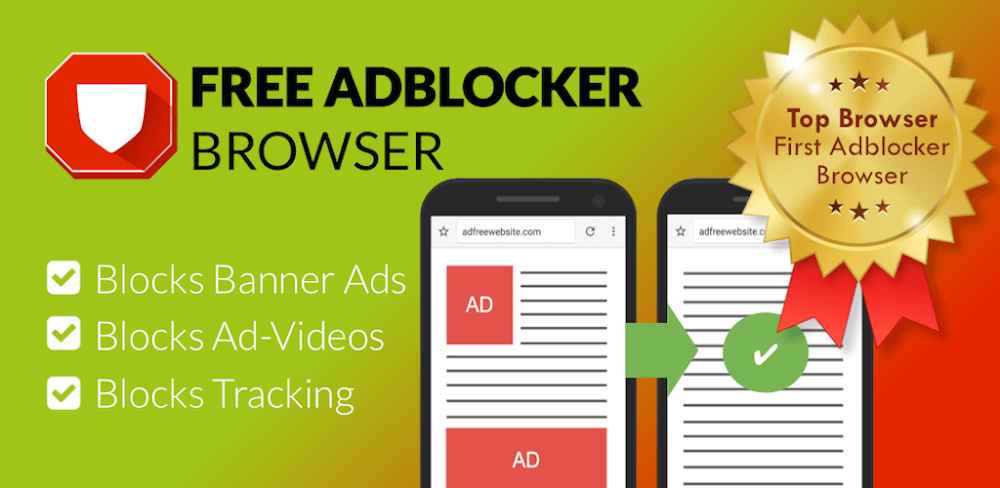 Free Adblocker Browser v139.1.4078 MOD APK (Premium Unlocked)