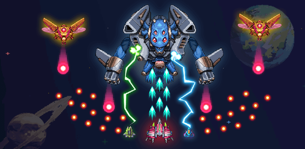 Galaxia Invader: Alien Shooter v1.7.3 MOD APK (Unlimited Money)