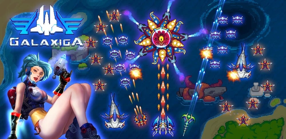 Galaxiga v25.82 MOD APK (Damage Multiplier, God Mode)