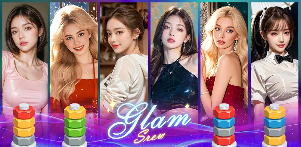 Glam Screw Puzzle v1.1.7 MOD APK (Menu, Unlimited All)