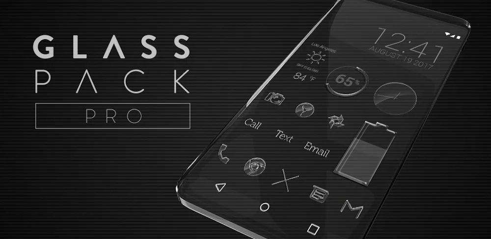 Glass Pack Pro - Clear Icons v3.9.0 APK (Full Version)