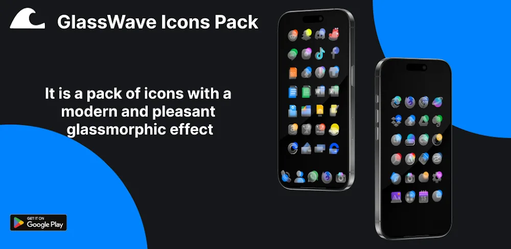 GlassWave Icons Pack v3.4 APK (Full Version)
