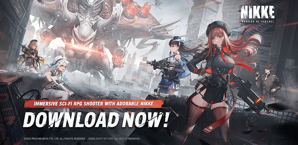 GODDESS OF VICTORY: NIKKE v146.6.9 MOD APK (God Mode, Damage, Ammo)