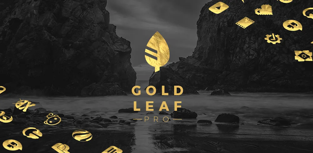Gold Leaf Pro - Icon Pack v3.9.0 APK (Full Version)