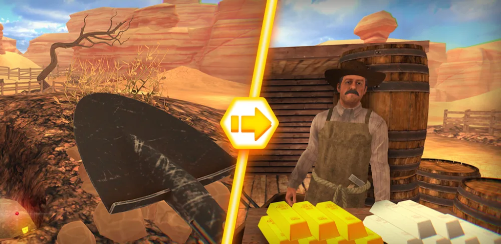 Gold Rush Miner Simulator 3D v1.2.1.0.3 MOD APK (Unlimited Money)