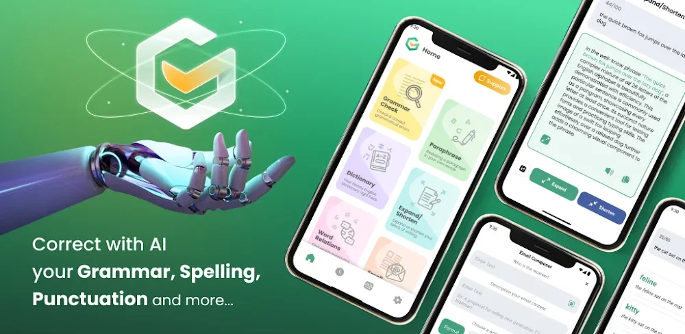 Grammar Check by AI Corrector v13.5 MOD APK (Premium Unlocked)