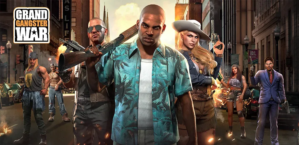 Grand Gangster War v1.4.10 MOD APK (Menu, Game Speed)
