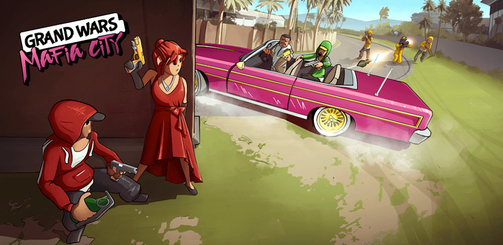 Grand Wars: Mafia City MOD APK v0.78 (Enemy Can't Attack, Premium Pass)