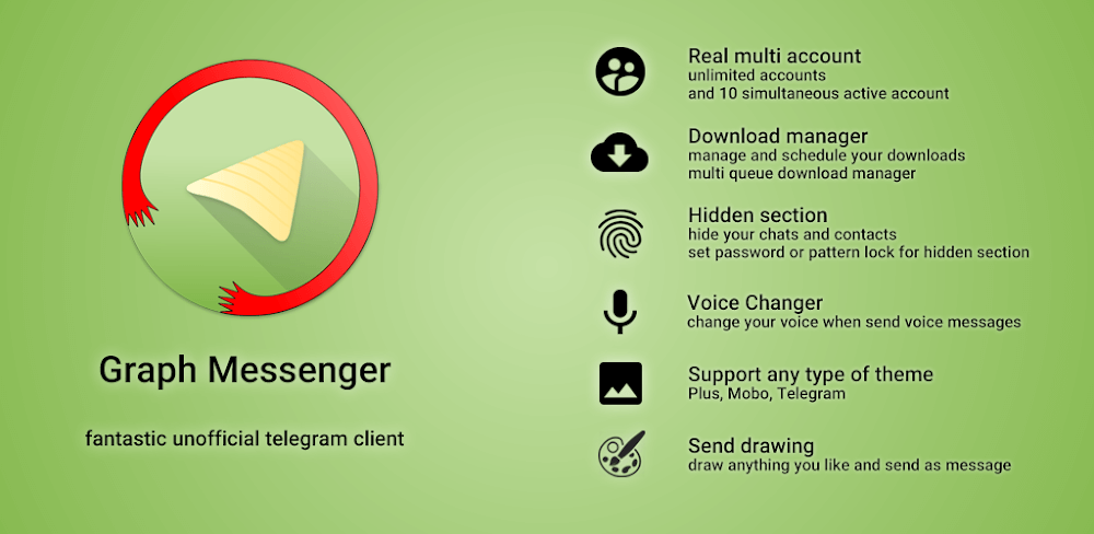 Graph Messenger v12.6.4.1 MOD APK (Premium Unlocked)