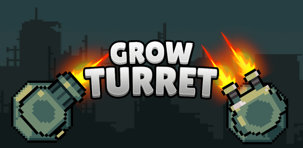 Grow Turret v8.6.9 MOD APK (Unlimited Money, One Hit)