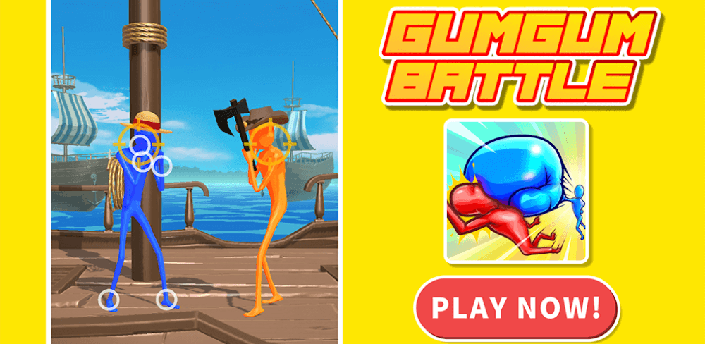 Gum Gum Battle v0.2.38 MOD APK (Menu, Unlimited Resources. God Mode, No ADS)