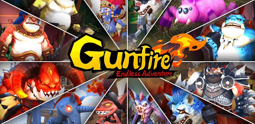 Gunfire: Endless Adventure MOD APK v1.0.17 (God Mode, One Hit, Money)