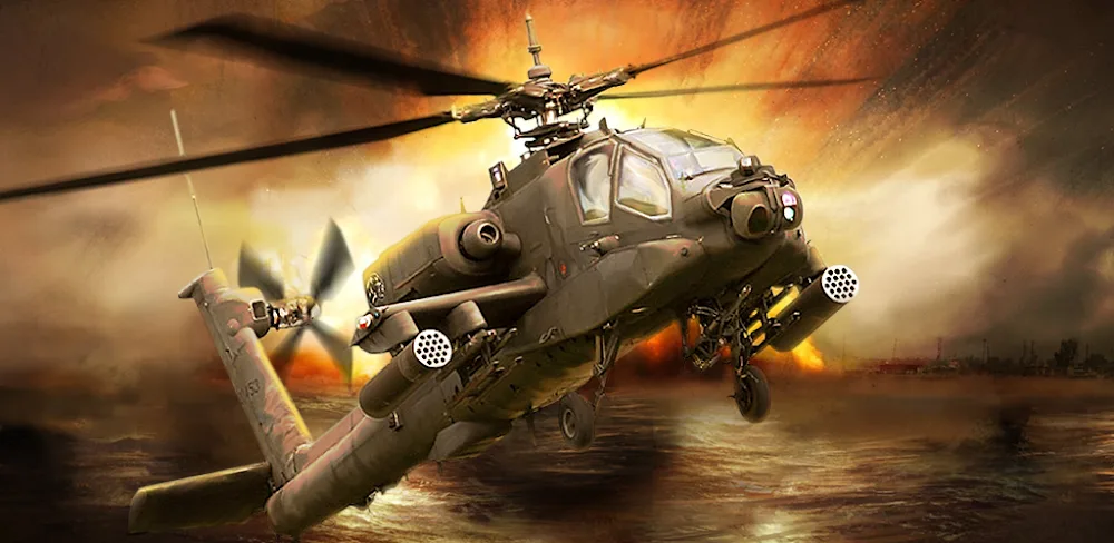 GUNSHIP BATTLE: Helicopter 3D v2.8.21 MOD APK (Free Rewards)