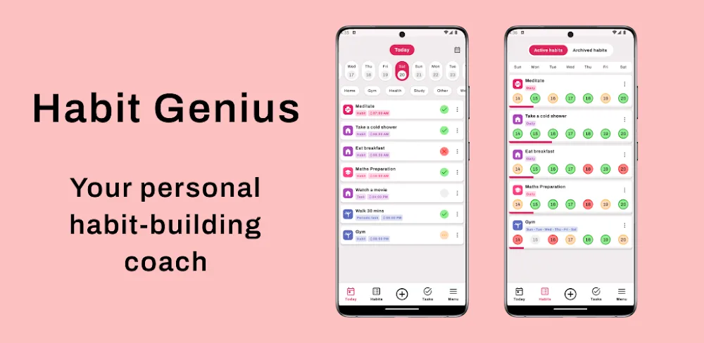 Habit Tracker - HabitGenius v3.2.5 MOD APK (Premium Unlocked)