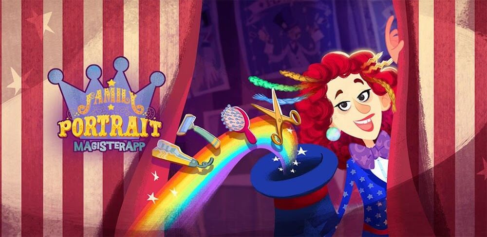 Hair Salon: Family Portrait v2.1 MOD APK (Unlock All Role)