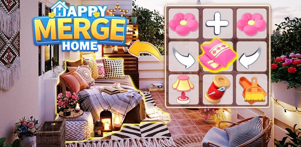 Happy Merge Home v1.0.75 MOD APK (Unlimited Money)