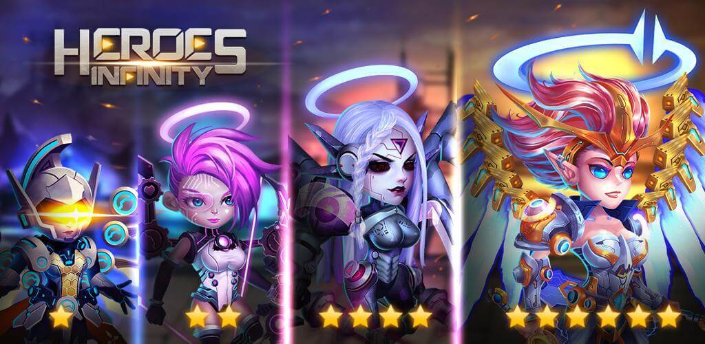 Heroes Infinity v1.38.0 MOD APK (Unlimited Coins/Diamonds)